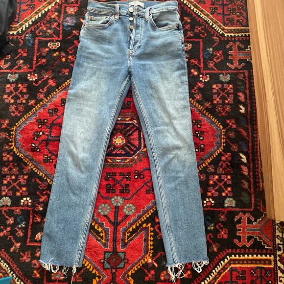 RE/done denim skinny jeans - Picture 1 of 3